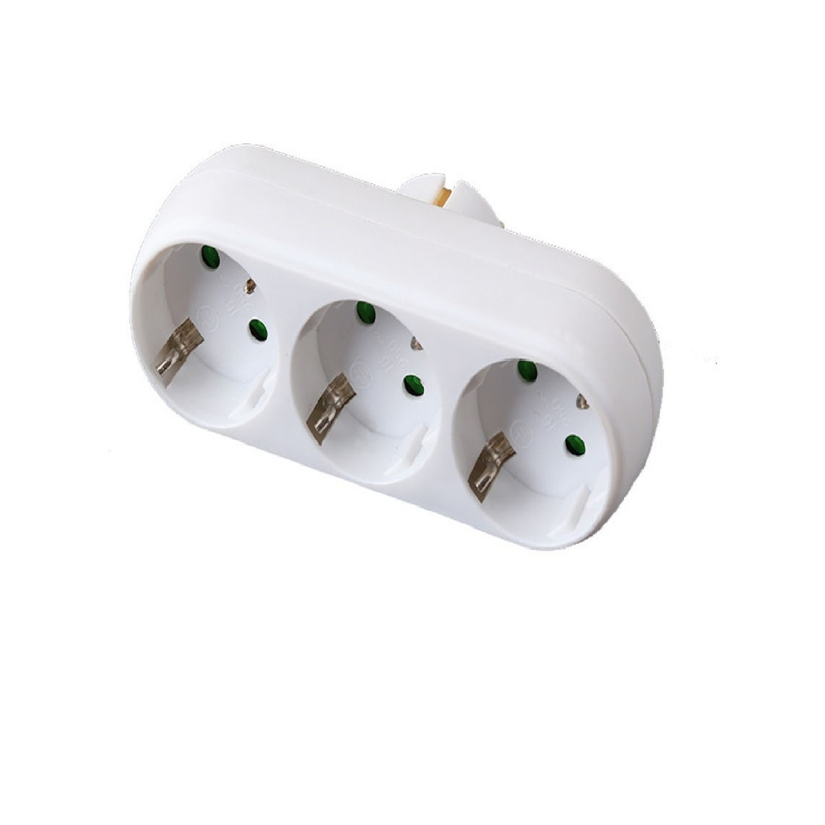 Разветвитель электрический Разветвитель (тройник) ТОКЕР 3 гнезда с ...