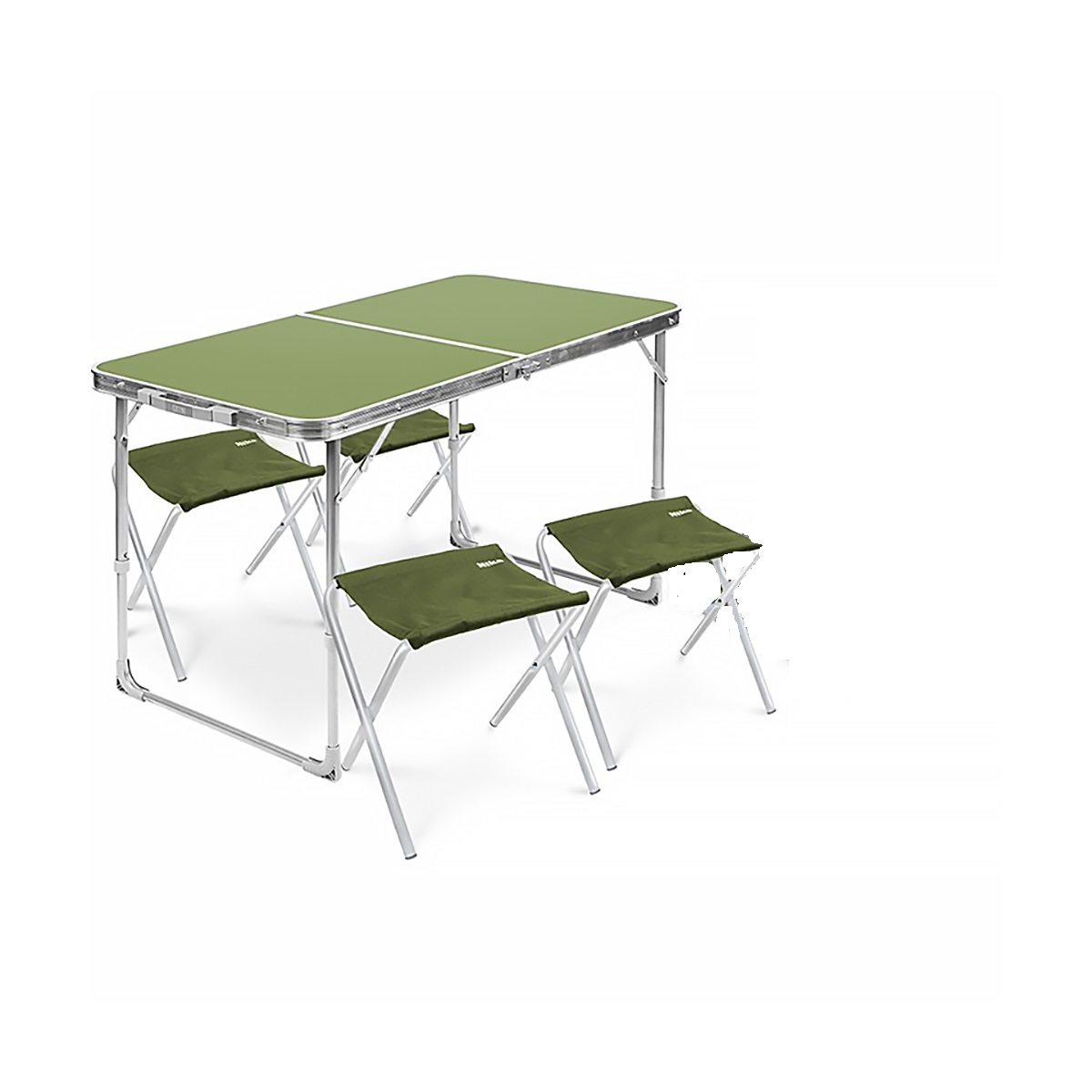 Наборы столов для пикника. Набор стол+стулья Nika (ССТ-к3/1 металлик-Хант). Стол складной (ССТ-4).