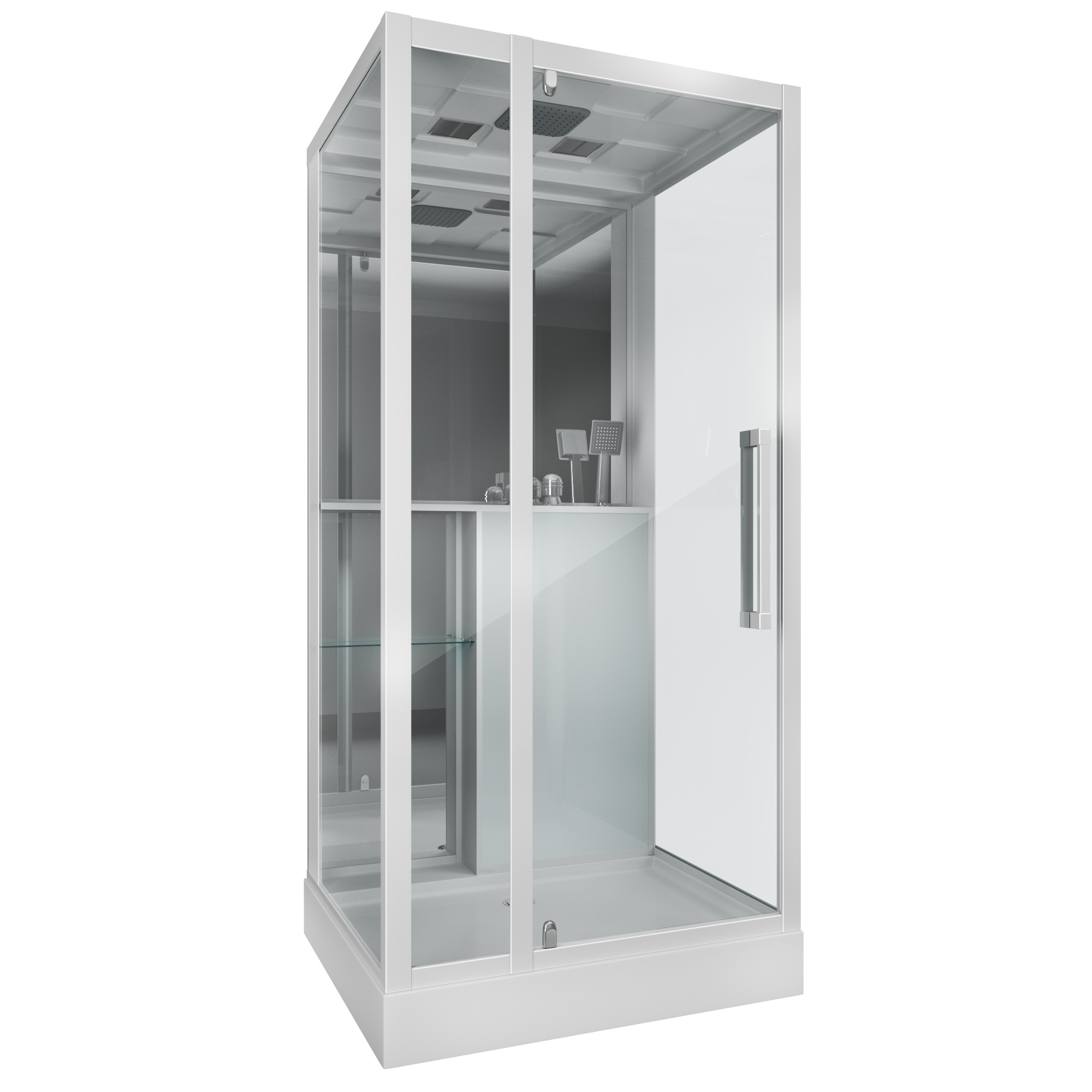 Душ.каб. GR166 (90x100x215) GROSSMAN 5 мест