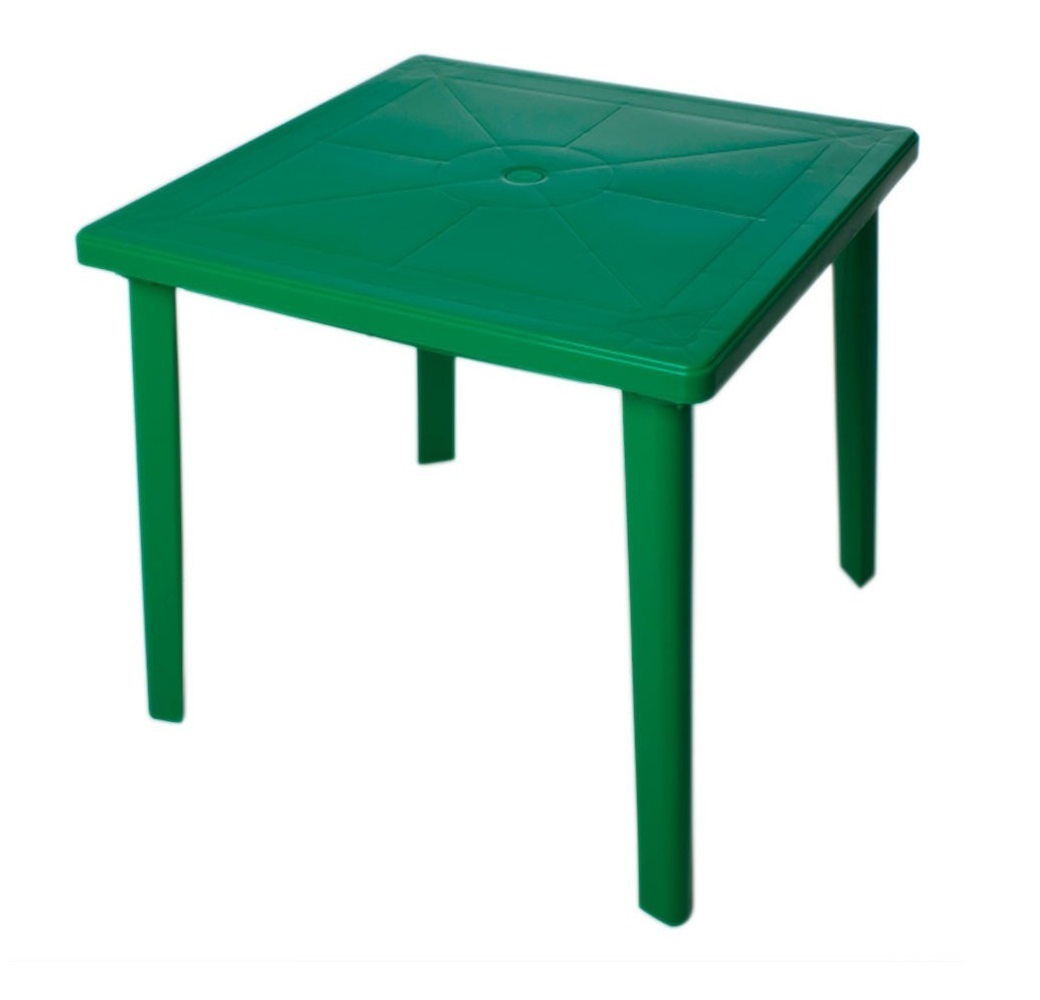 Стол пластиковый квадратный стандарт пластик групп сапфир, 80х80х71 см