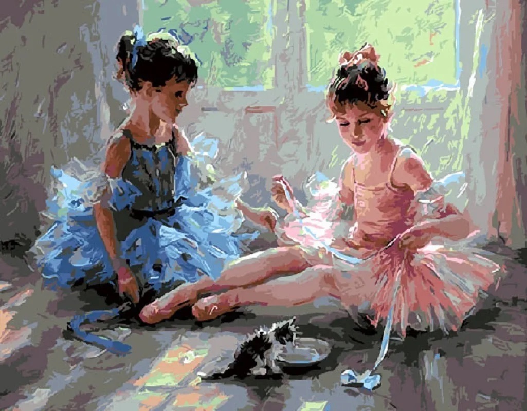Балерина живопись Konstantin Razumov