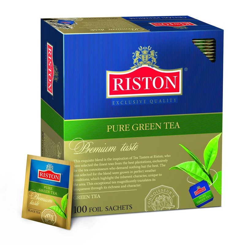Чай Riston Pure Green Tea зел.100 пак/пач - купить с доставкой по ...