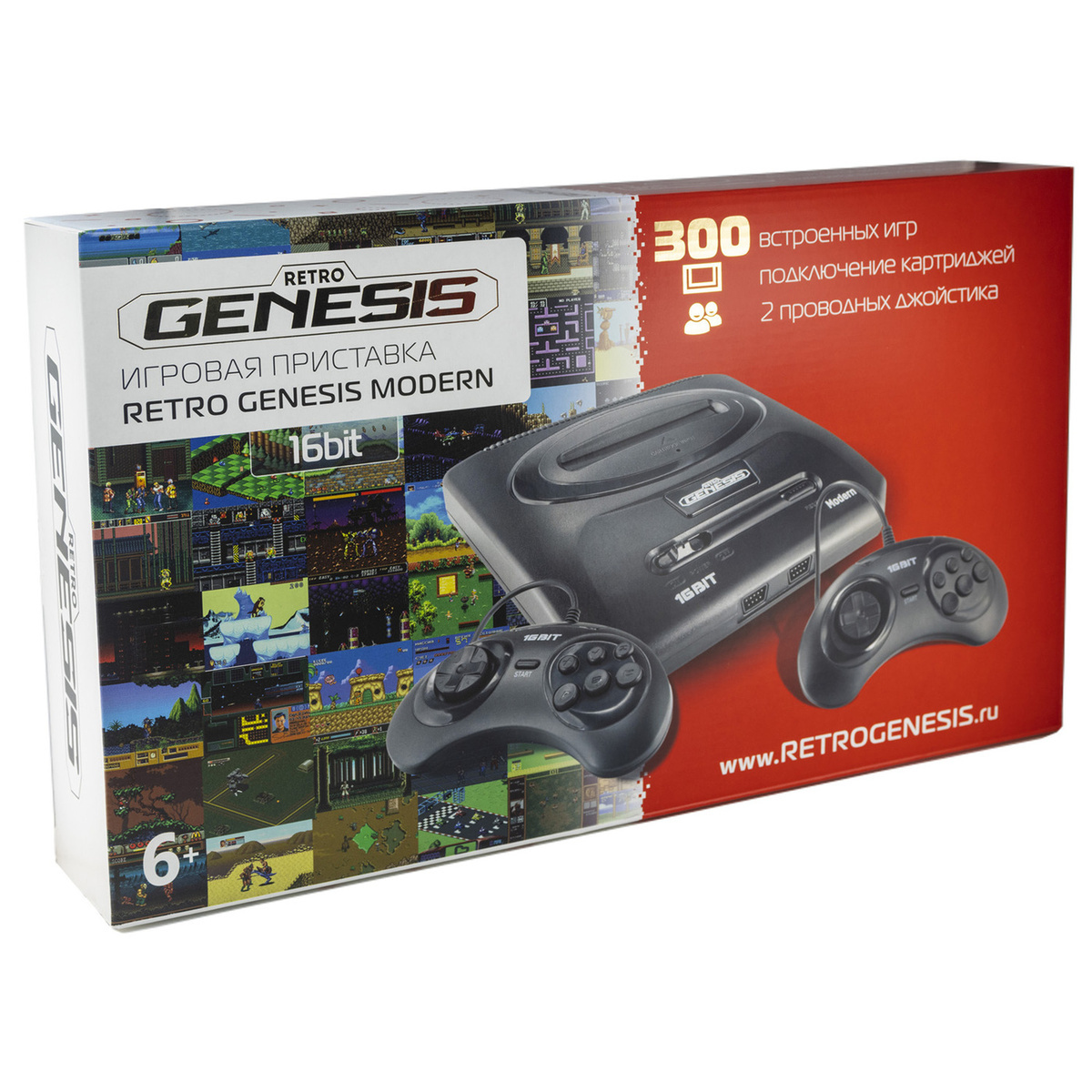 Sega Retro Genesis Modern + 300 Игр купить на OZON по низкой цене