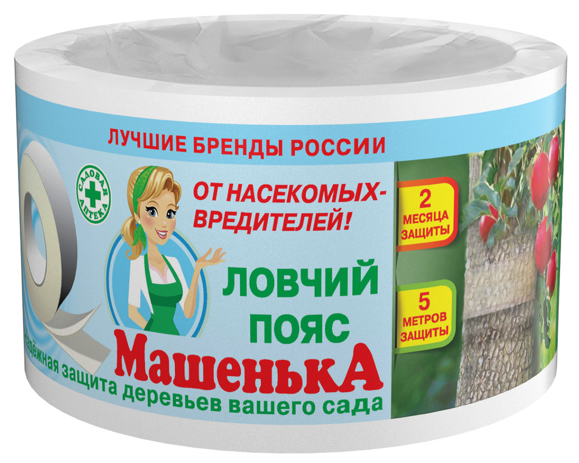 Ловчий пояс Машенька двухсторонний от насекомых вредителей 5м — купить ...