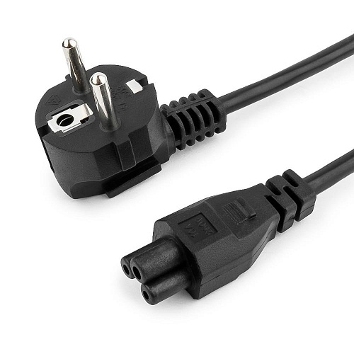 Cablexpert Кабель питания IEC C5 (3-pin), 1 м, черный