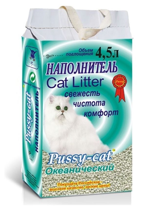 Pussy-cat Наполнитель Минеральный Впитывающий Без отдушки