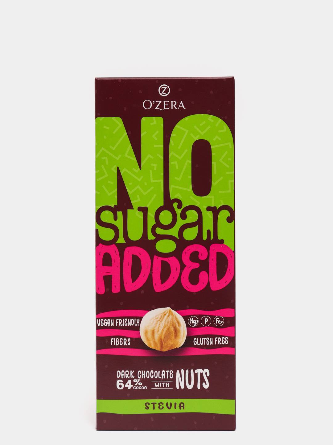 Горький шоколад OZera No sugar added Dark&Nuts, 90 г — купить в ...