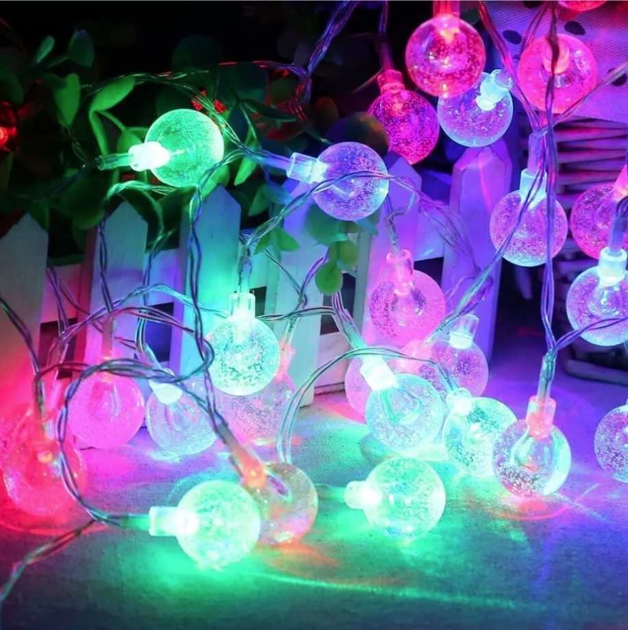 Светодиодная гирлянда лампочки. Гирлянда светодиодная Bubble 4м 20led. Гирлянда шарики разноцветные. Гирлянда цветная. Гирлянда с разноцветными лампочками.