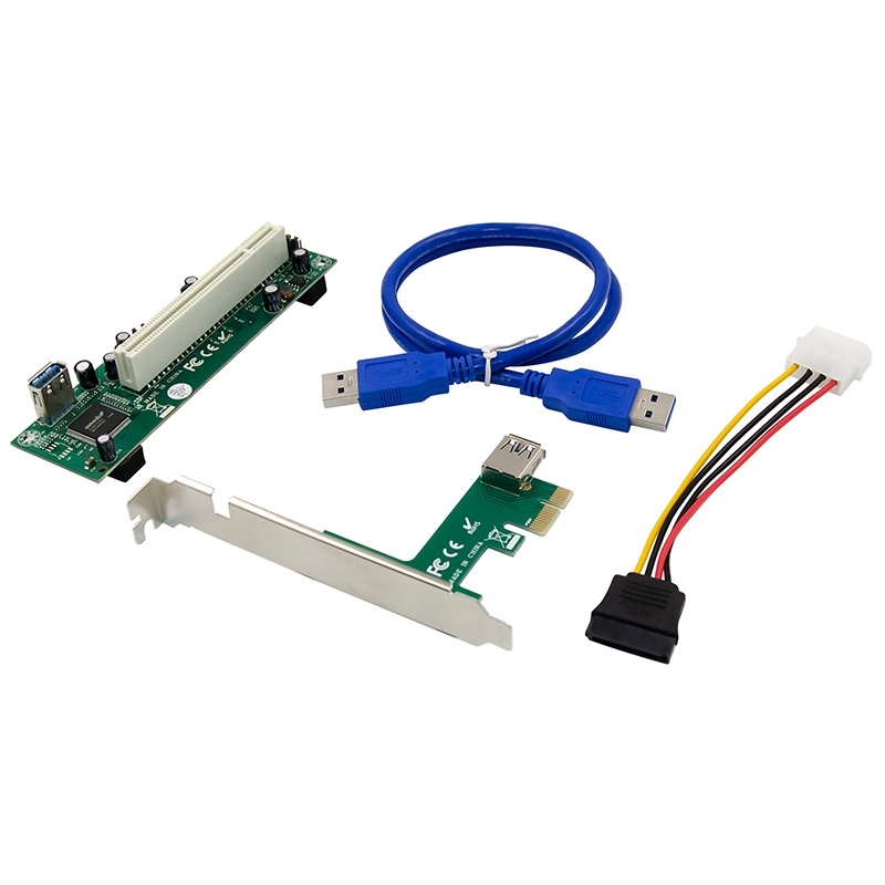 Устройства pcie. Переходник PCI на PCI-E.