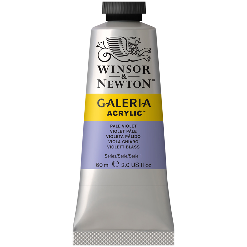 КраскаакриловаяхудожественнаяWinsor&Newton"Galeria",60мл,туба,бледно-фиолетовый