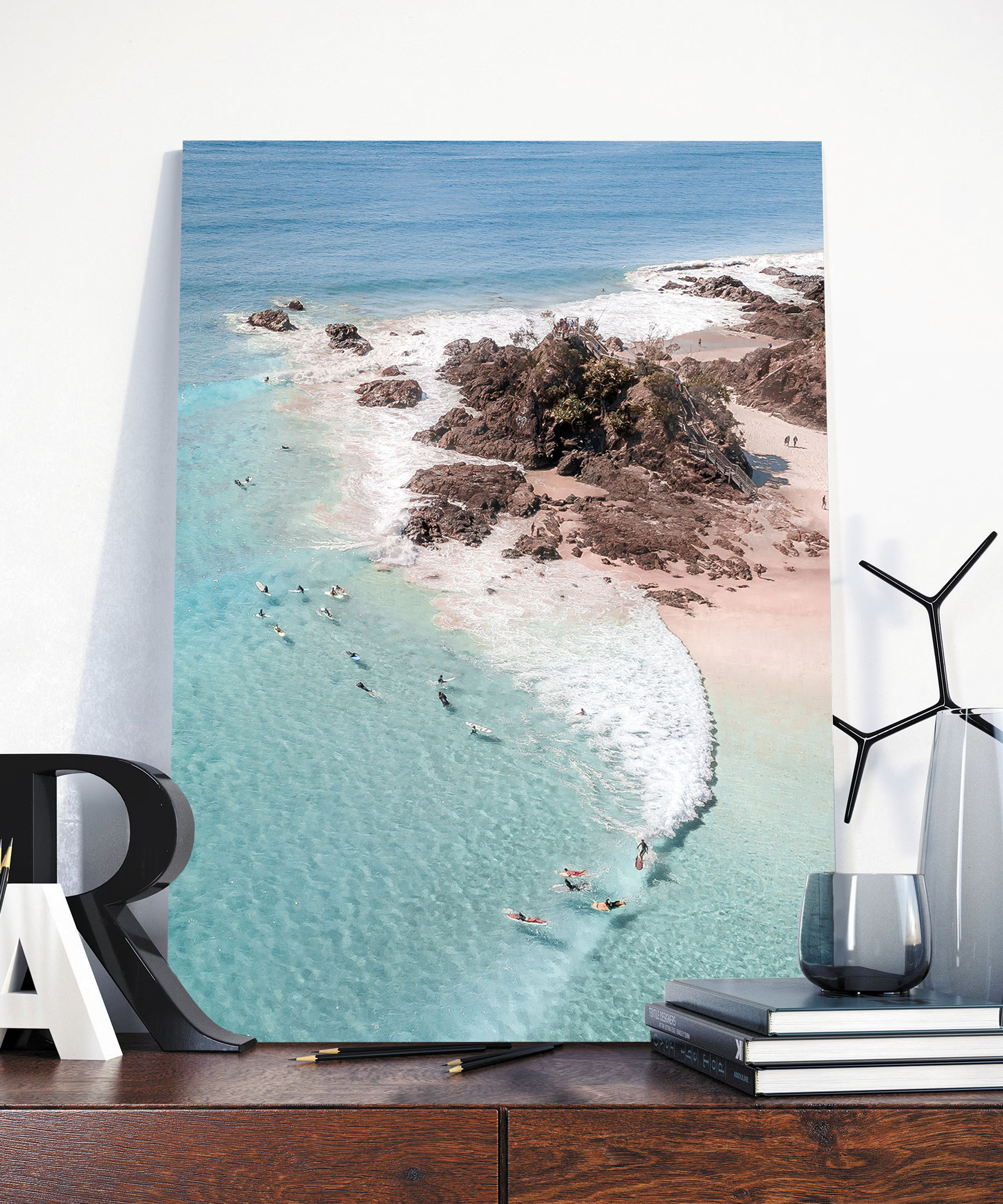 Постер море