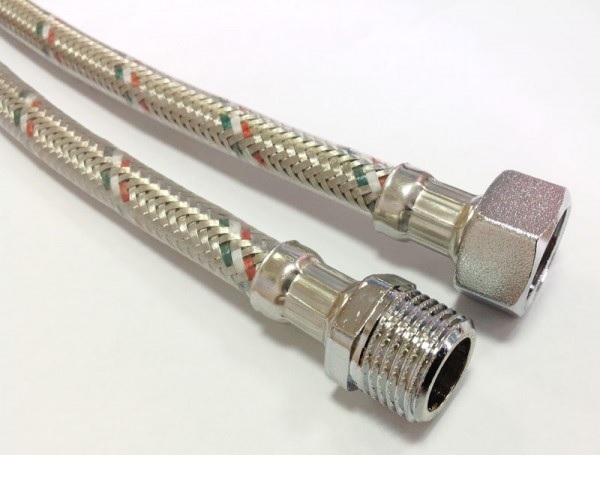 Гибкая подводка для воды Cotali усиленная, оплетка нержавеющая сталь, 1 ...