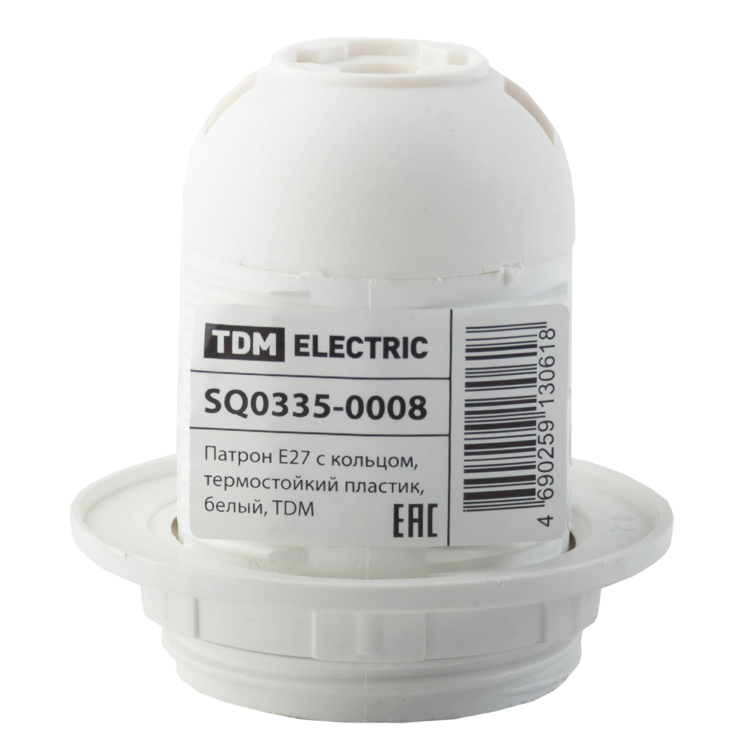 Патрон е27 белый с кольцом. Патрон подвесной белый е27 термостойкий пластик sq0335-0007 TDM. Патрон TDM е27. Патрон TDM sq0335-0026. Патрон-основание TDM керамический e27, белый sq0335-0024