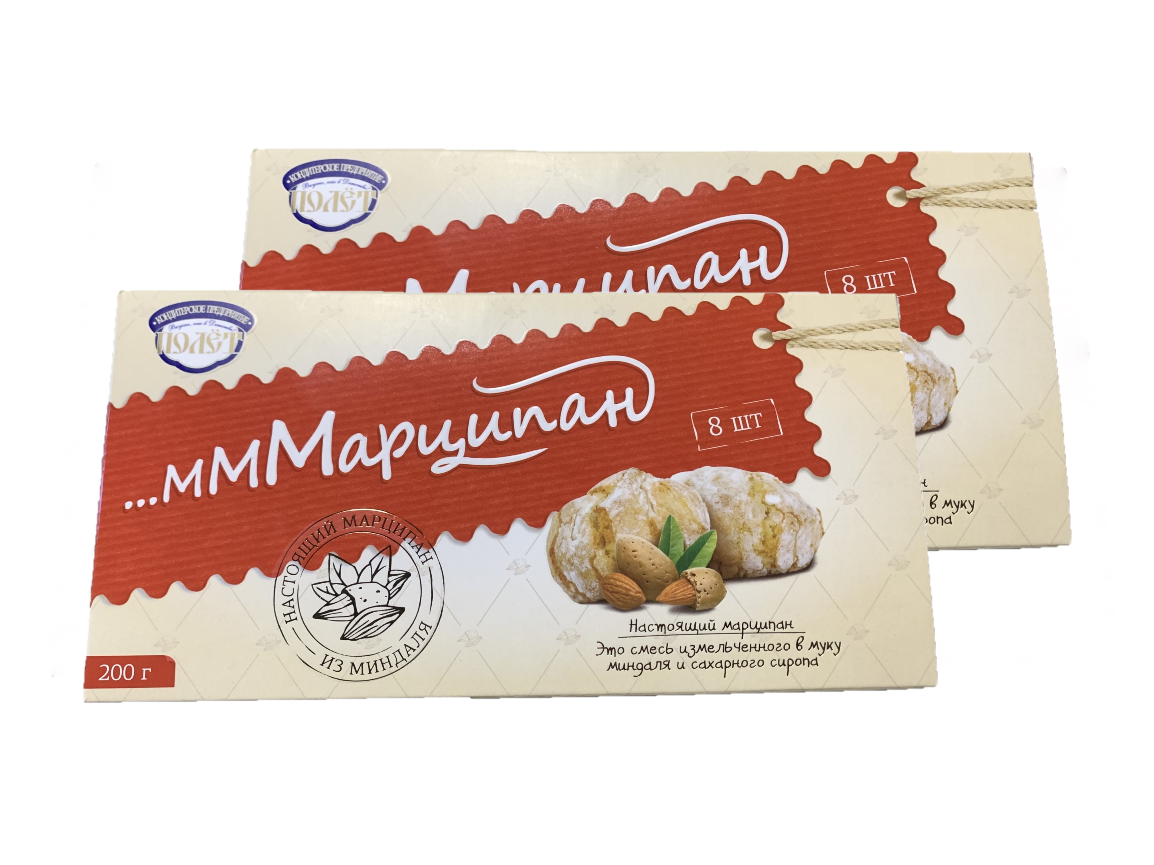 МАРЦИПАНзапеченныйПОЛЕТ,200гх2шт