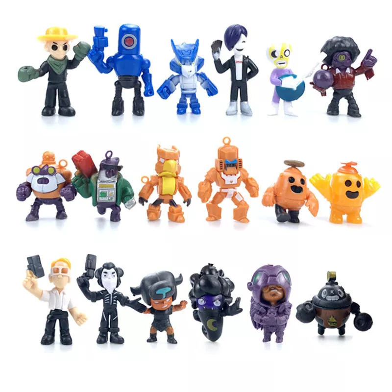 Набор фигурок Бравл Старс / Brawl Stars 18шт (8см, пакет) - купить с ...
