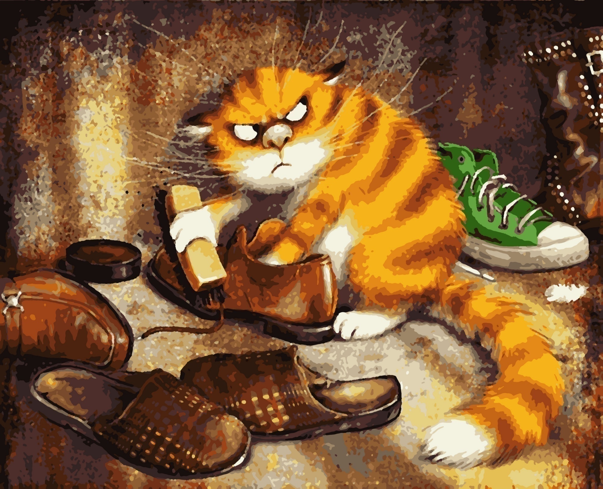 Paintboy GX 3221 недовольный кот