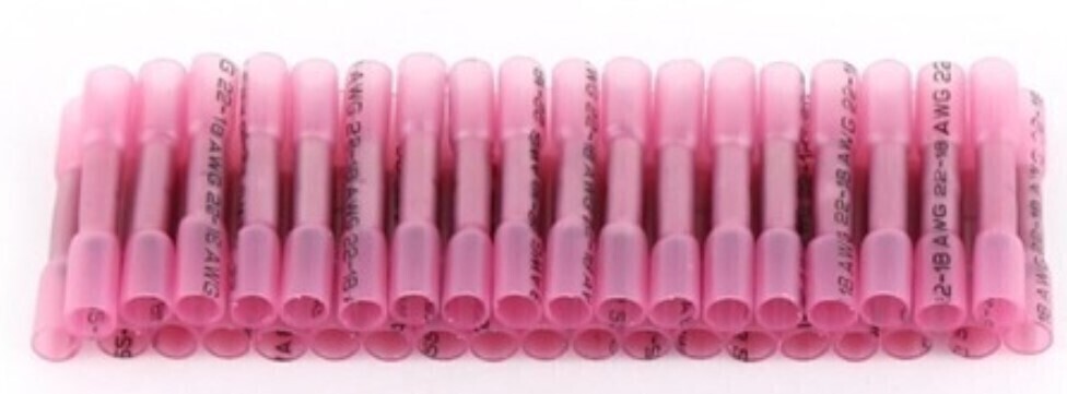 Гильза соединительная (коннектор термоусадочный) красная, сечение 0.5-1 ...