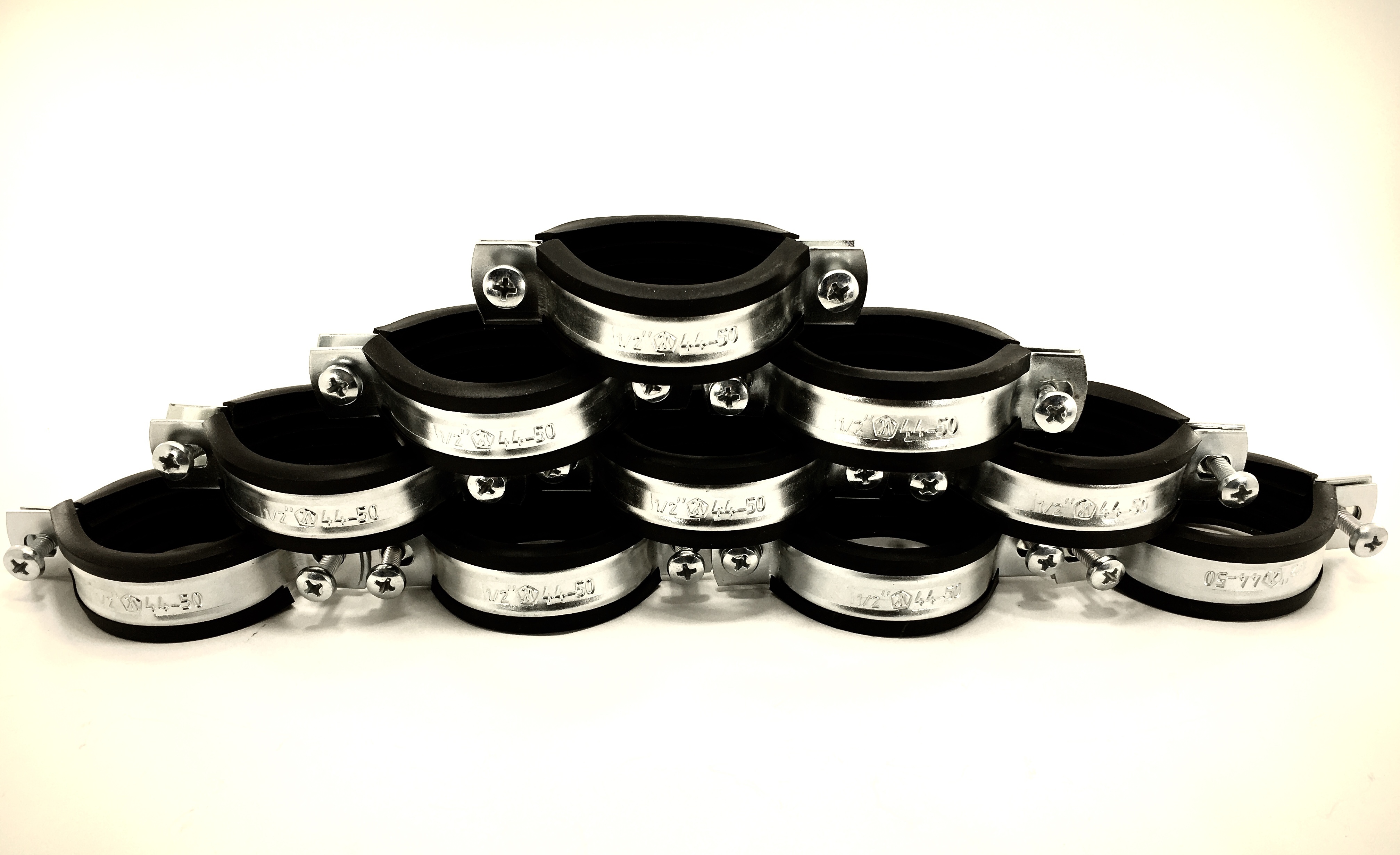 Хомут, Набор хомутов ХомутЛар 50 мм44 - 50, 10 шт., Оцинкованная сталь ...