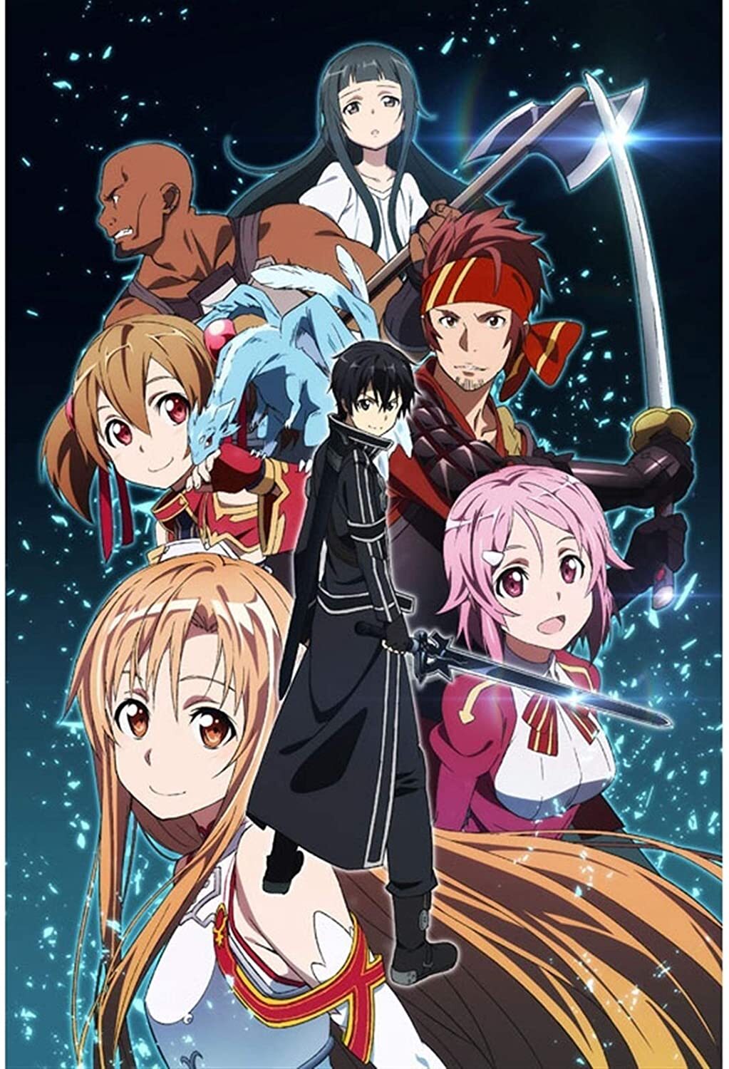 <b>Sword</b> <b>Art</b> <b>Online</b> Деревянная головоломка <b>SAO</b> Kirito Asuna Аниме Периферийные...