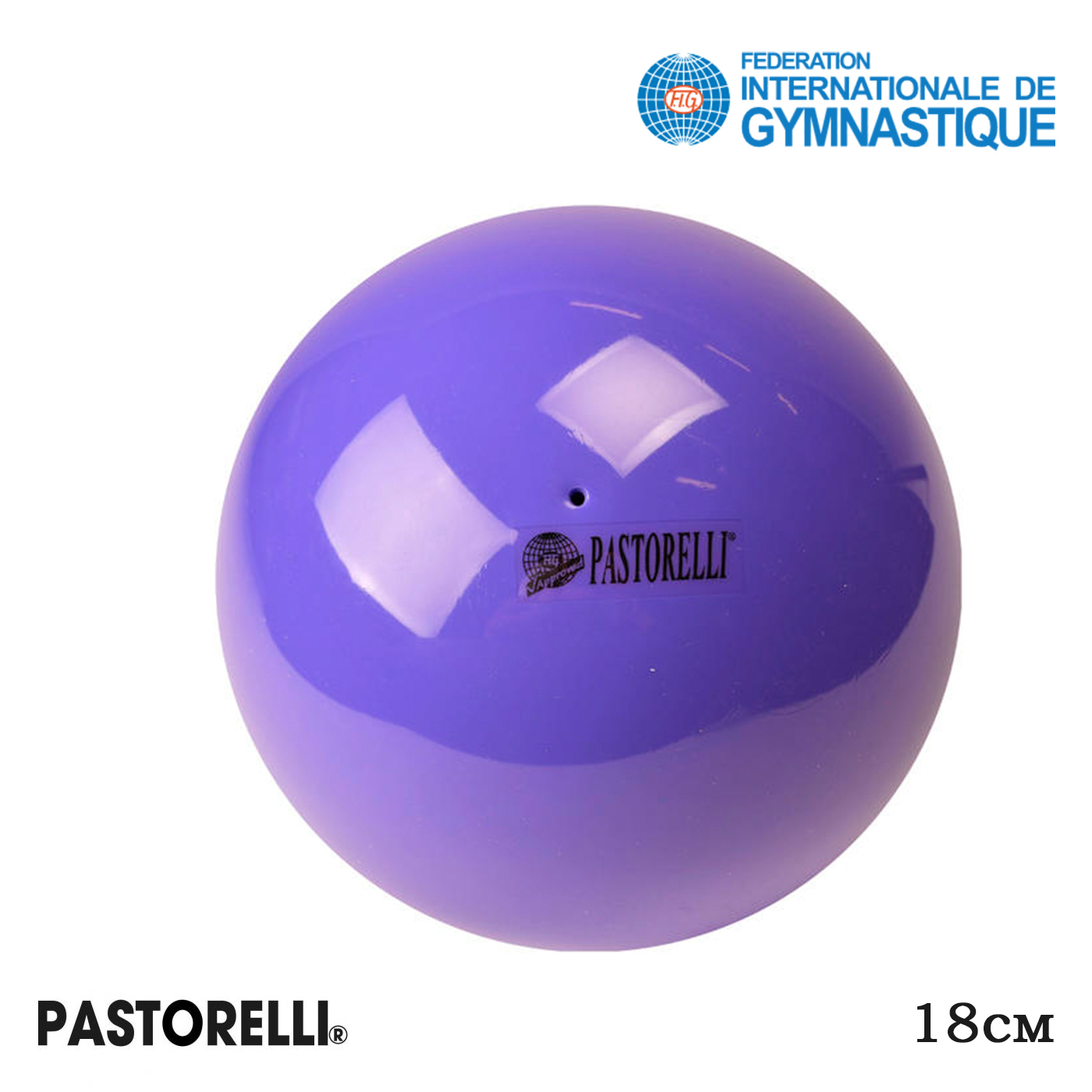 Мяч гимнастический, Мяч для художественной гимнастики Pastorelli, 18 см ...