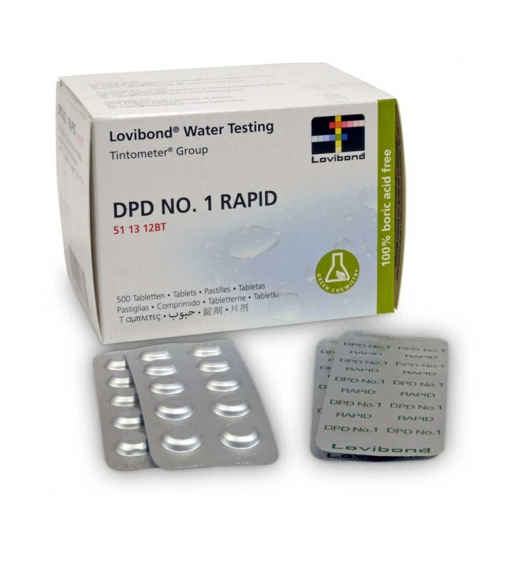 ТаблеткитестераDPD1-10блистеров100таблеток-дляизмеренияуровнясвободногохлораCLвводебассейна,пултестердлябассейна-Lovibond,Германия