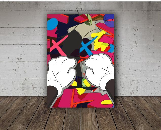 Kaws картина по номерам