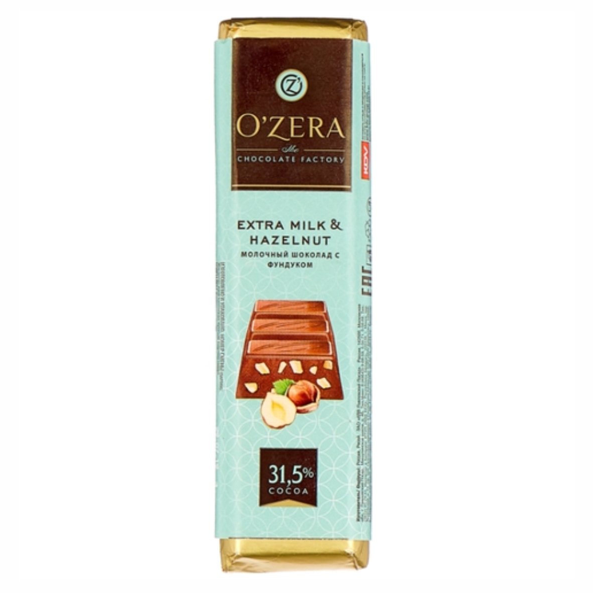 Шоколад Ozera Extra Milk Hazelnut 90г