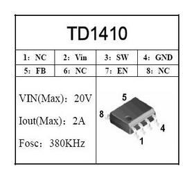 Td1410 схема включения