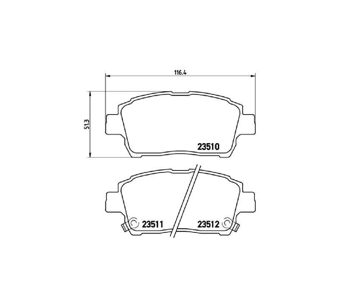 Brembo Колодки тормозные дисковые Передние, арт. P83051