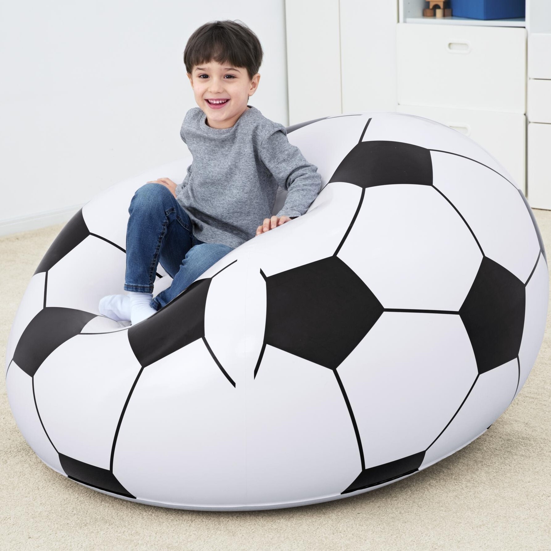Бескаркасная мебель футбольный мяч