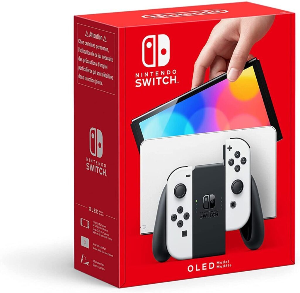 Игровая приставка Nintendo Switch OLED 64 ГБ, белый