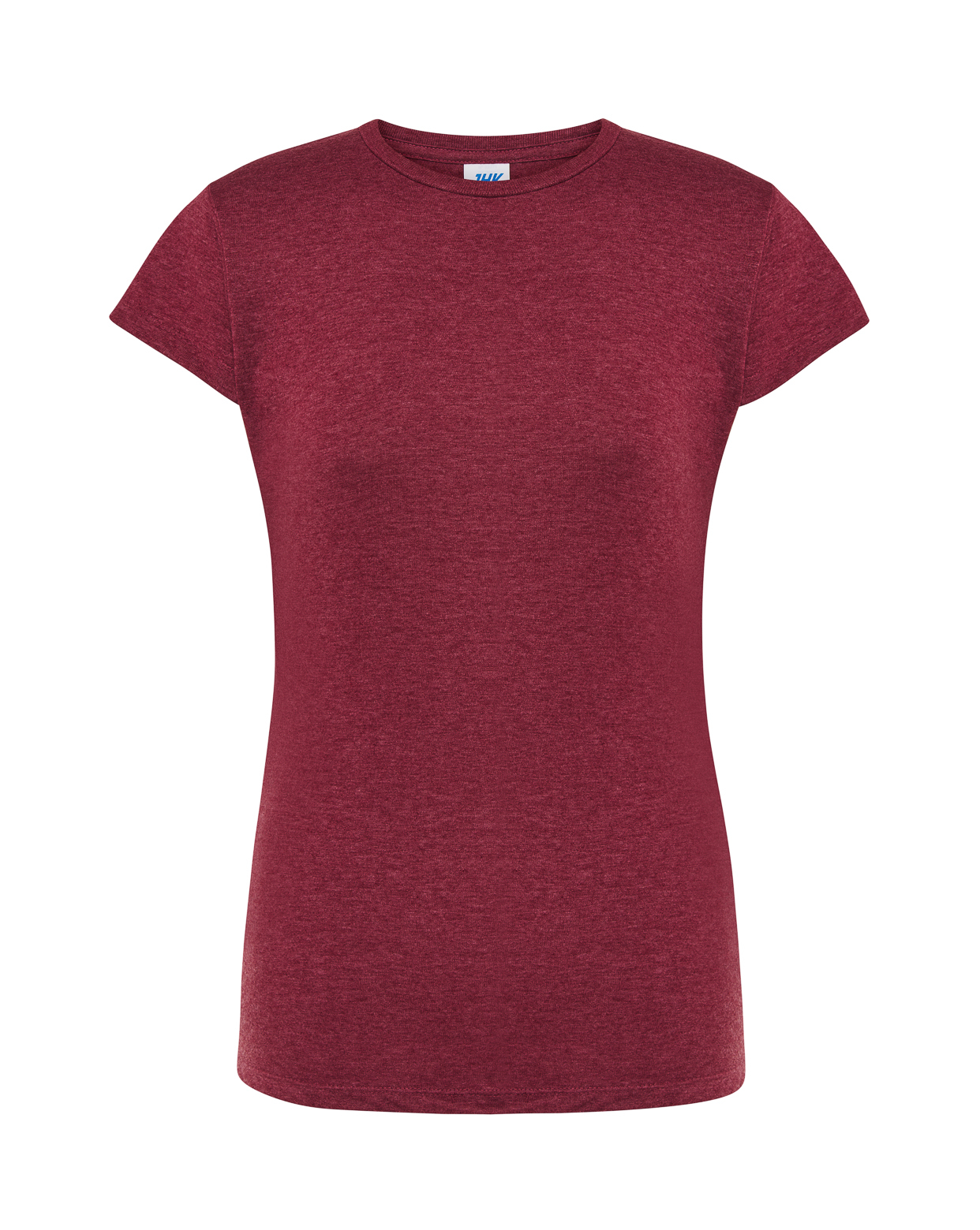 Бордовая футболка женская