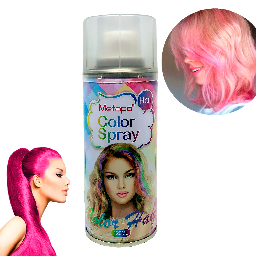 Как сделать цветной спрей для волос