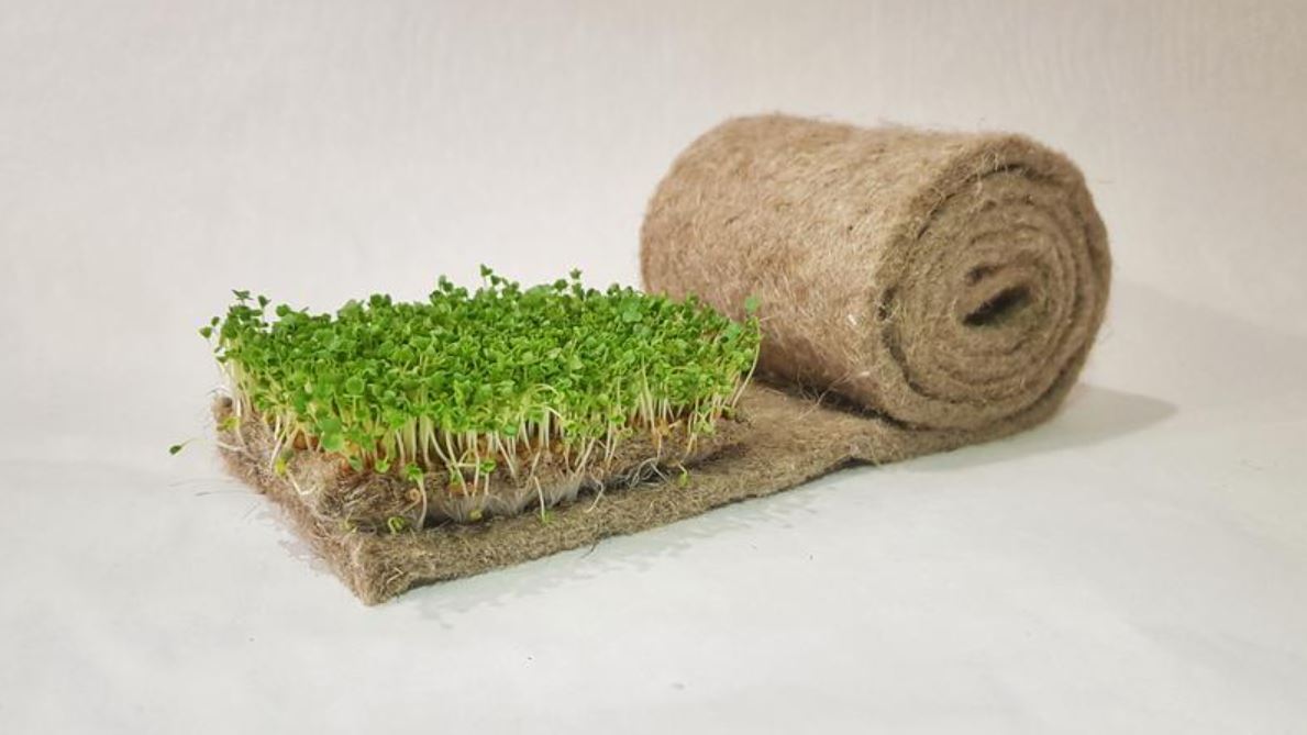 Джутовый коврик для микрозелени