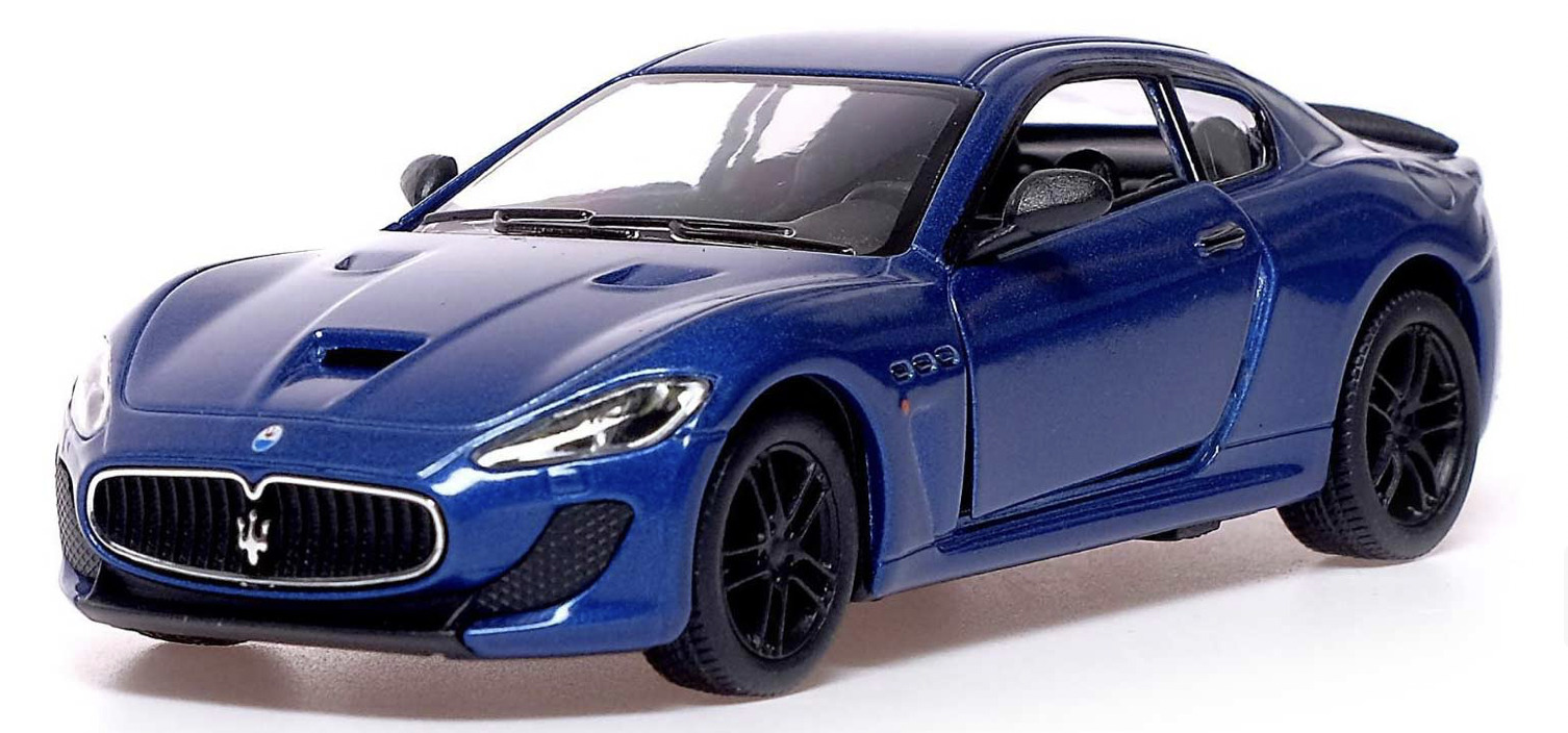 Машинка металлическая Kinsmart 1:38 2016 Maserati GranTurismo MC Stradale  (Мазерати Гран Туризмо) KT5395D инерционная, двери открываются / Синий -  купить с доставкой по выгодным ценам в интернет-магазине OZON (564621828)