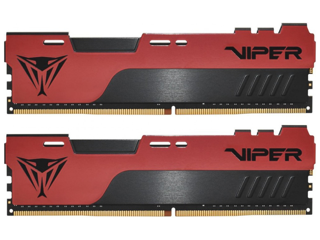 PatriotMemoryОперативнаяпамятьViperEliteIIRTLGamingDDR4DIMM4000MHzPC4-32000CL20-32GbKIT(2x16Gb)PVE2432G400C0K2x16ГБ(PVE2432G400C0K)