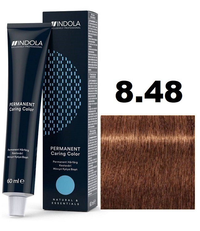 Indola Permanent Caring Color стойкая крем-краска для волос Red & Fashion, 4.68