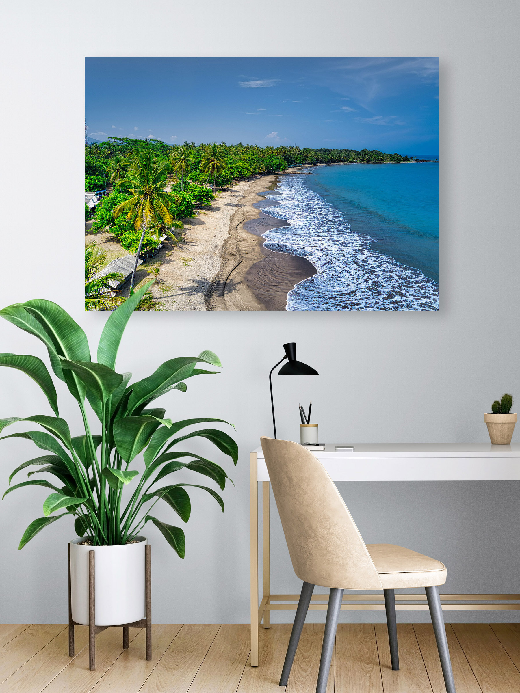 Постер море