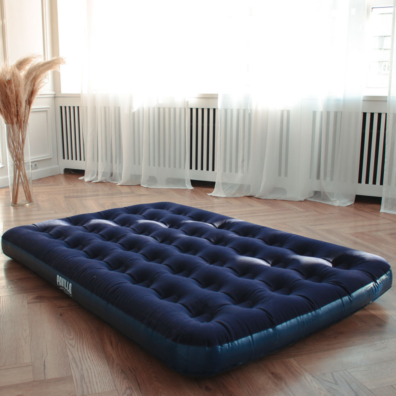 надувной матрас bestway pavillo flocked air bed 67002