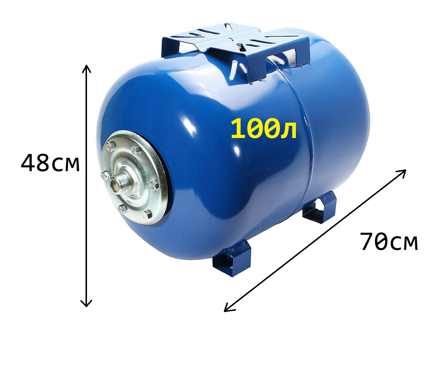 Гидроаккумулятор с верхним подключением 100 л