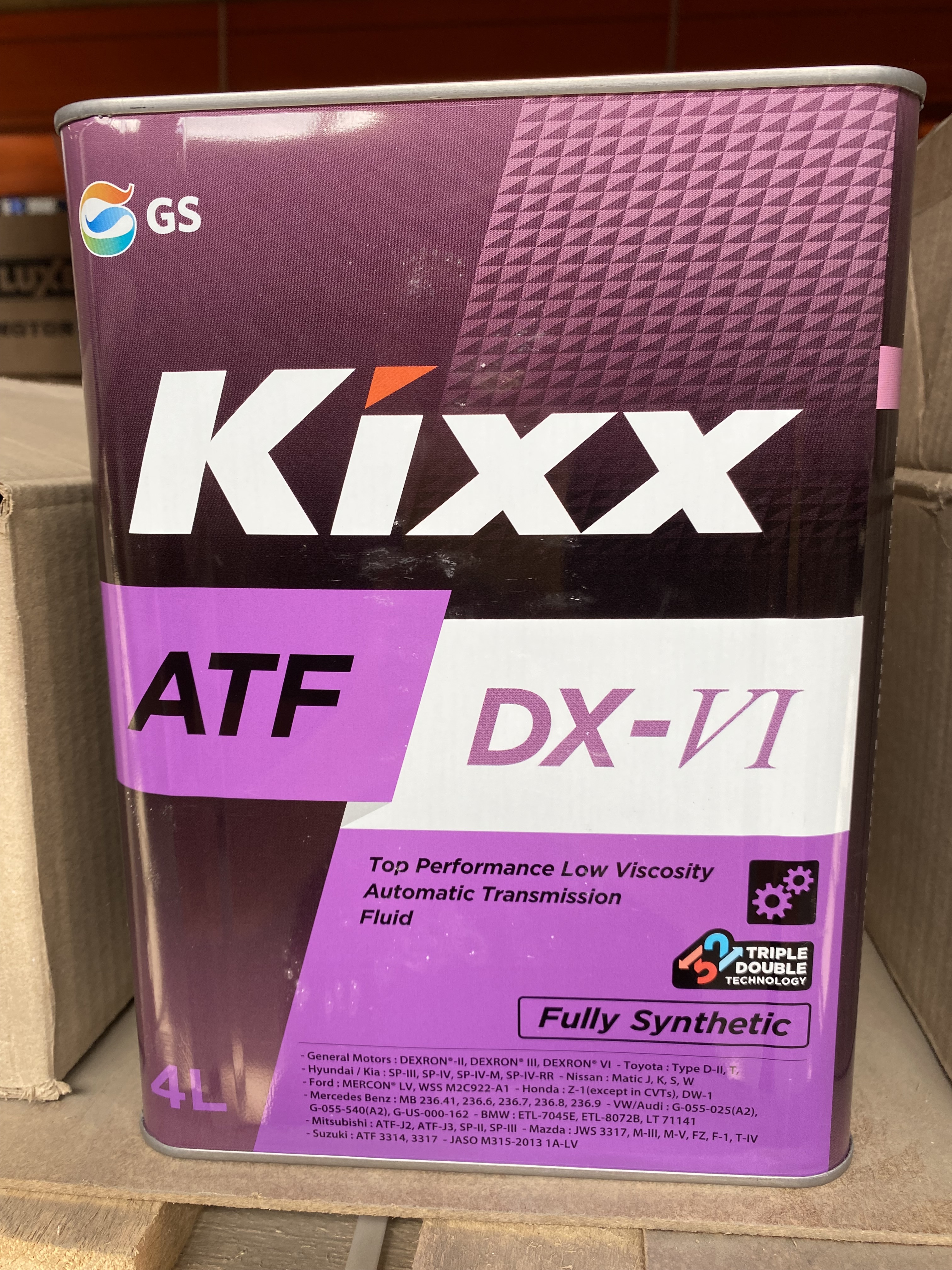 Kixx atf dx vi. Kixx ATF DX-vi 4л. GS Oil ATF dx3 и Kixx ATF dx3 в чем разница между ними.