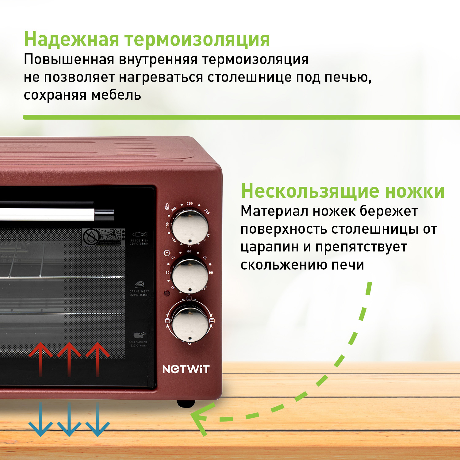 Настольный духовой шкаф электрический инструкция