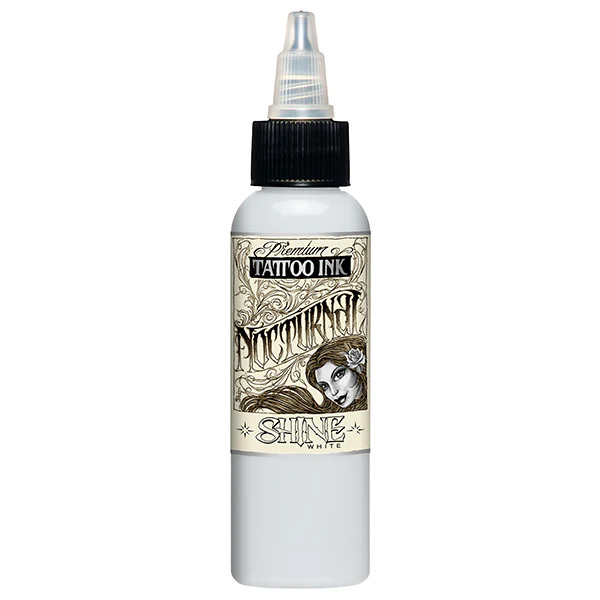 Nocturnal Shine White Tattoo Ink белая краска пигмент для татуировки - 1 oz / 30 мл