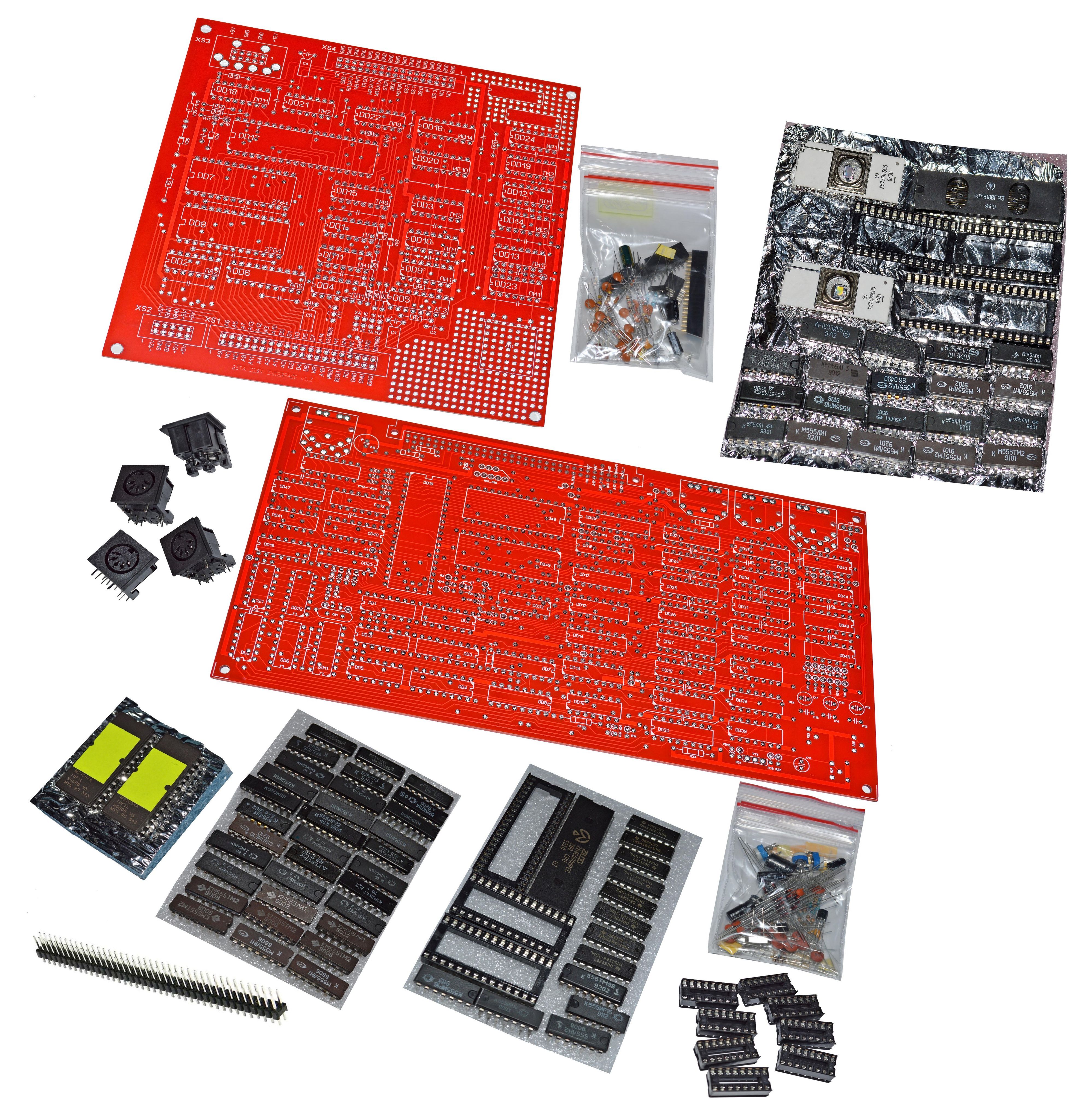 Набор 2 SET DIY Sinclair ZX Spectrum Ленинград 2 48Кб RED & Контроллер FDD  - купить с доставкой по выгодным ценам в интернет-магазине OZON (642777518)