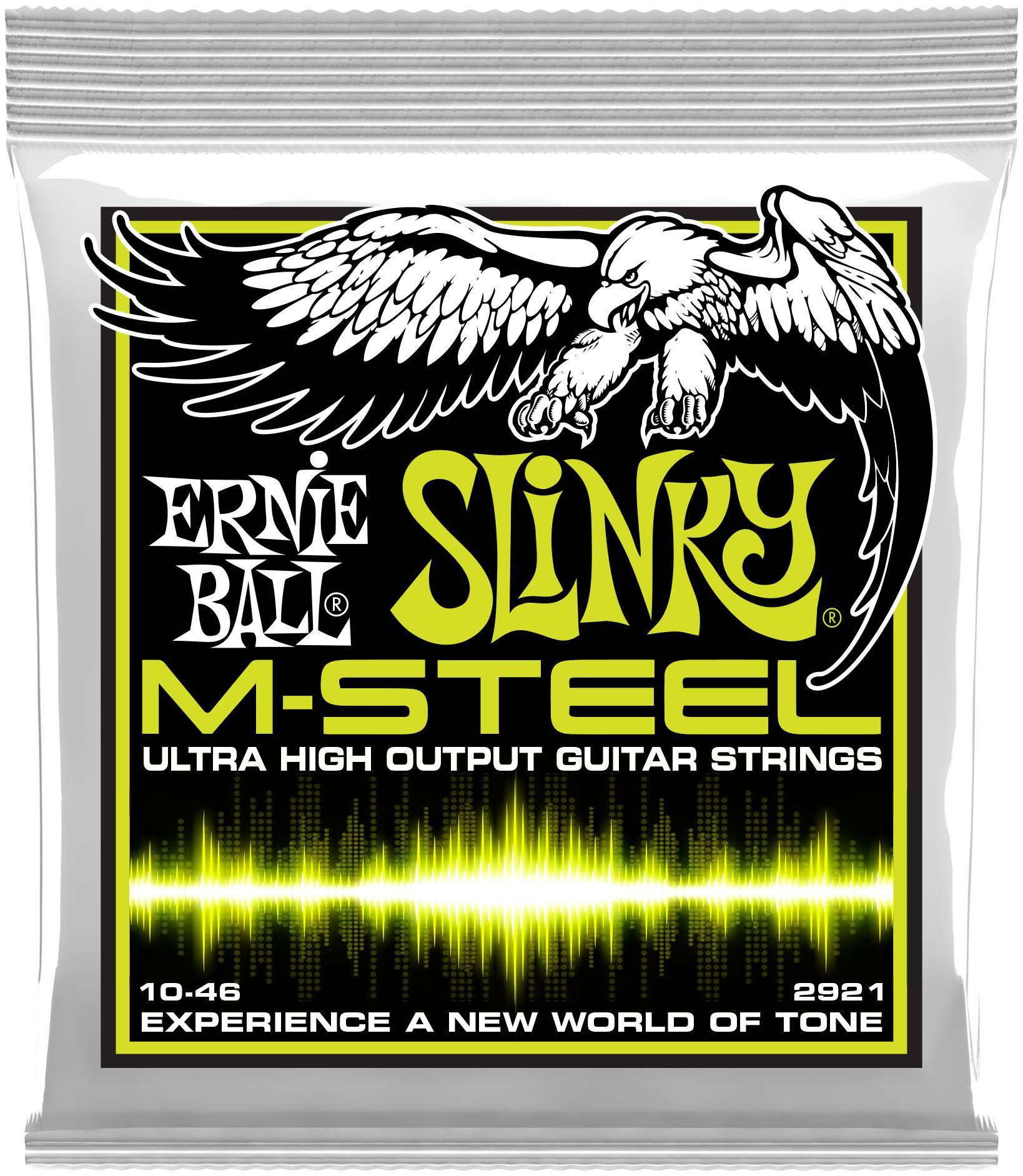 ERNIE BALL 2921 M-Steel Slinky Regular 10-46 Струны для электрогитары