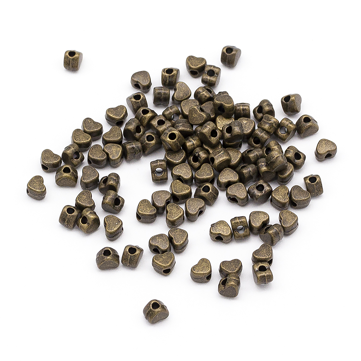 разделители для бусин. металлические бусины для браслетов. бронзовые ювелирные украшения. бронзовая бусина 4мм. ювелирные изделия из бронзы.