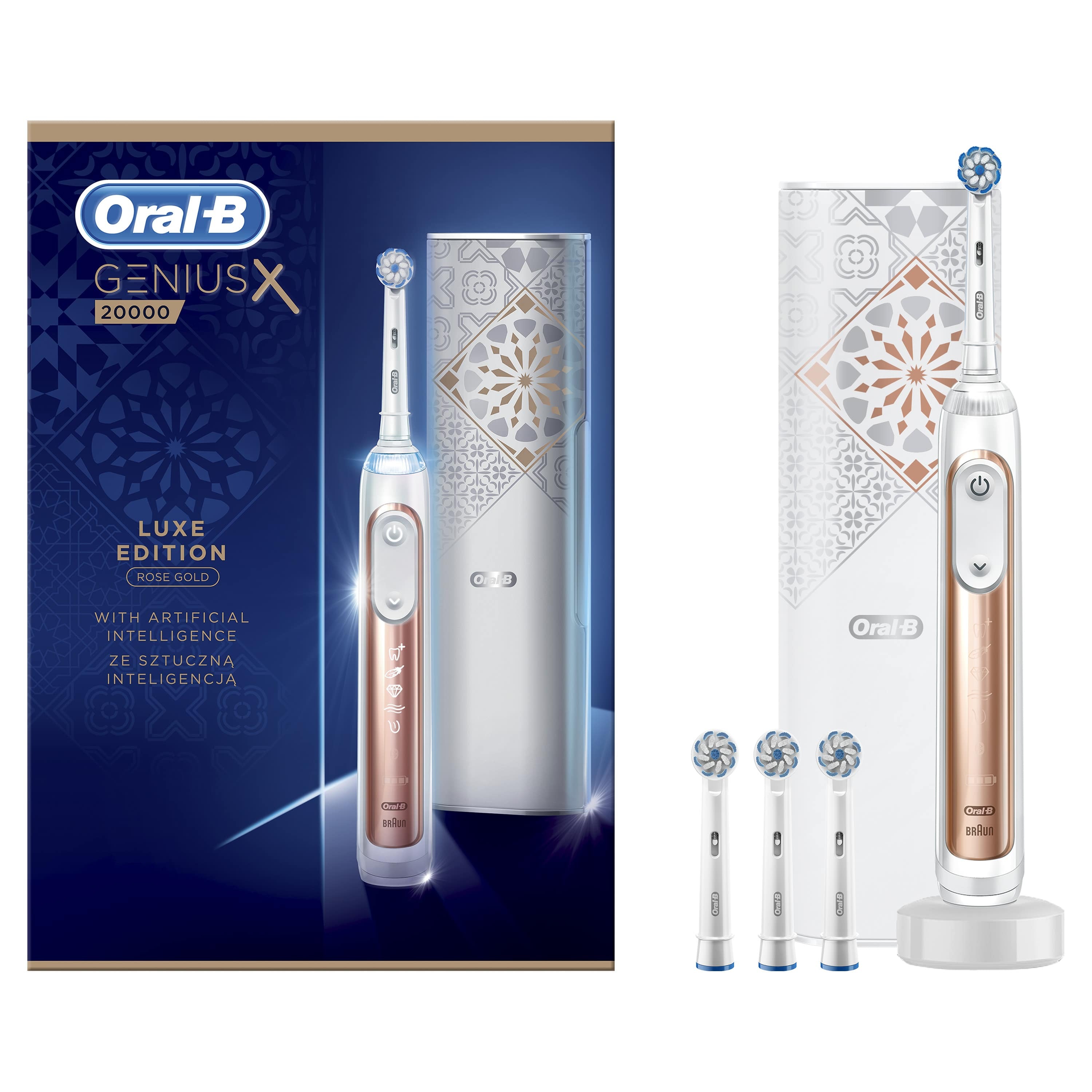 Lux edition. Oral-b Genius x 20000 Rose Gold. Зубная щетка oral b Genius 20000 розовое золото. Зубная щетка oral b Genius x 20100s. Электрическая щётка Genius x Rose Gold.