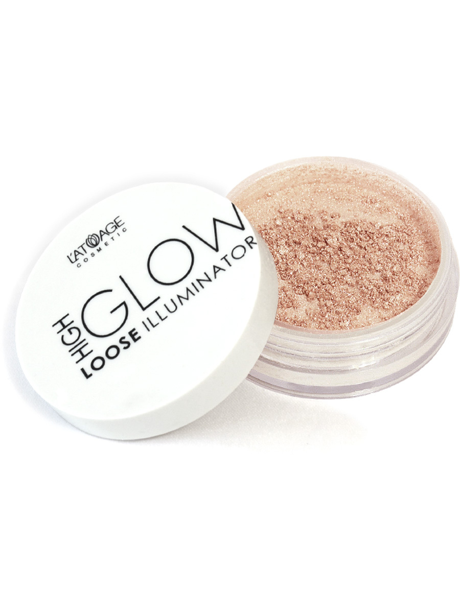 L'atuage Хайлайтер для лица рассыпчатый High Glow тон 801