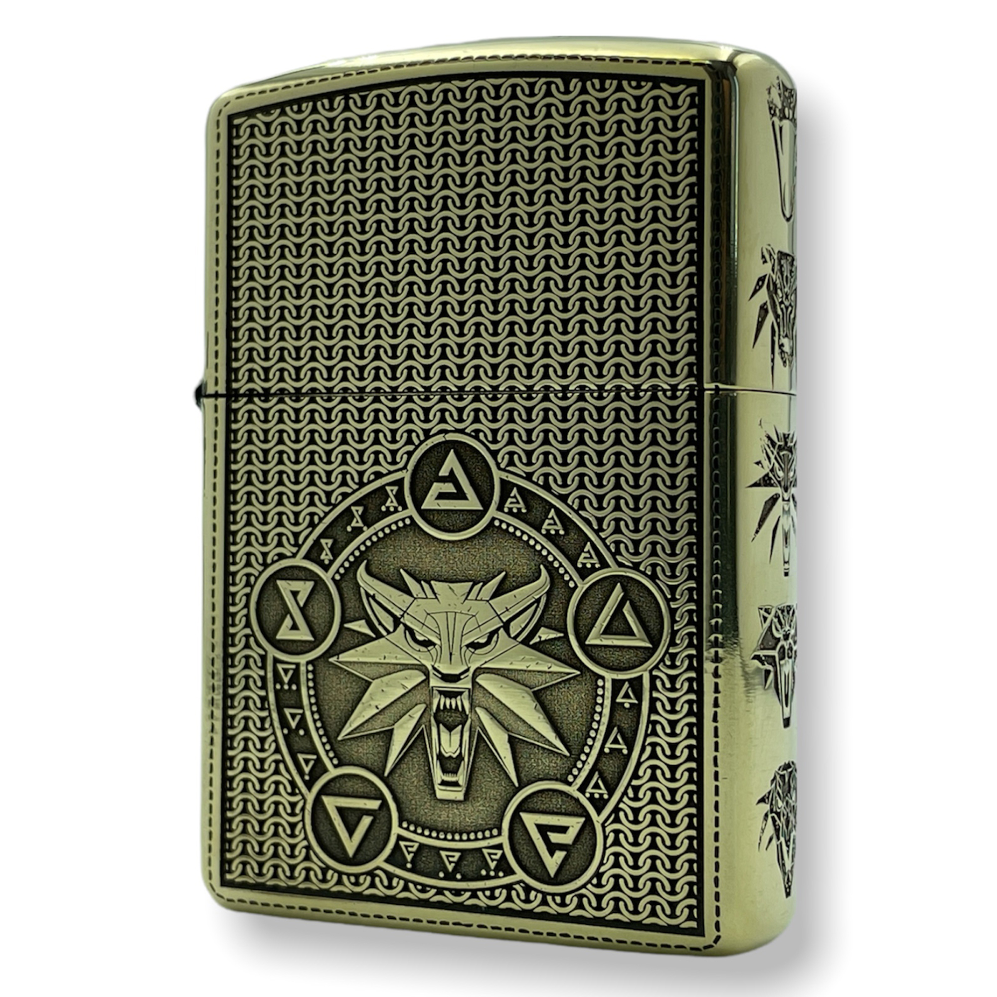 Зажигалка бензиновая Zippo Armor с гравировкой Ведьмак - купить с доставкой  по выгодным ценам в интернет-магазине OZON (349953580)