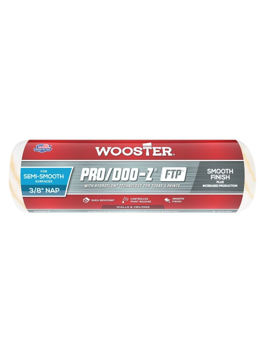 Валик малярный WOOSTER RR666-9 PRO/DOO-Z FTP 3/8 (ворс 0,95 см, ширина 22,86 см)